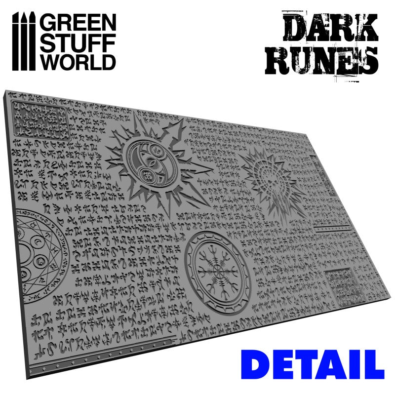 Green Stuff World Rolling Pin Dark Runes
