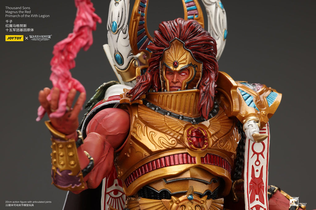 JoyToy 1/18 Thousand sons Magnus the Red Collectible Figure 12cm