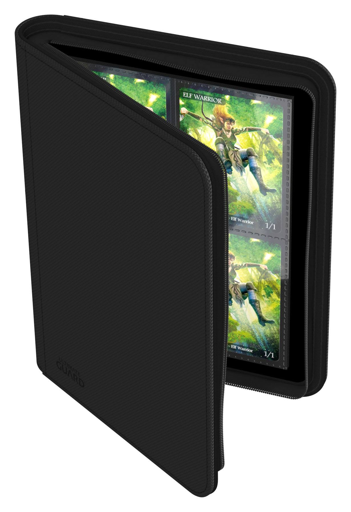 Ultimate Guard Zipfolio 160 8-Pocket Xenoskin - Black