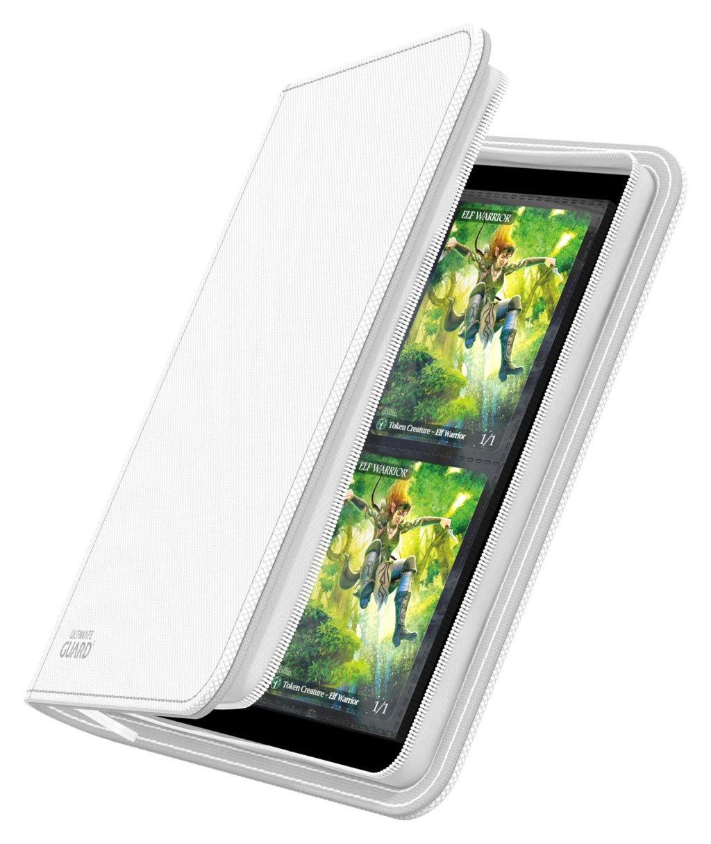 Ultimate Guard Zipfolio 160 8-Pocket Xenoskin - White
