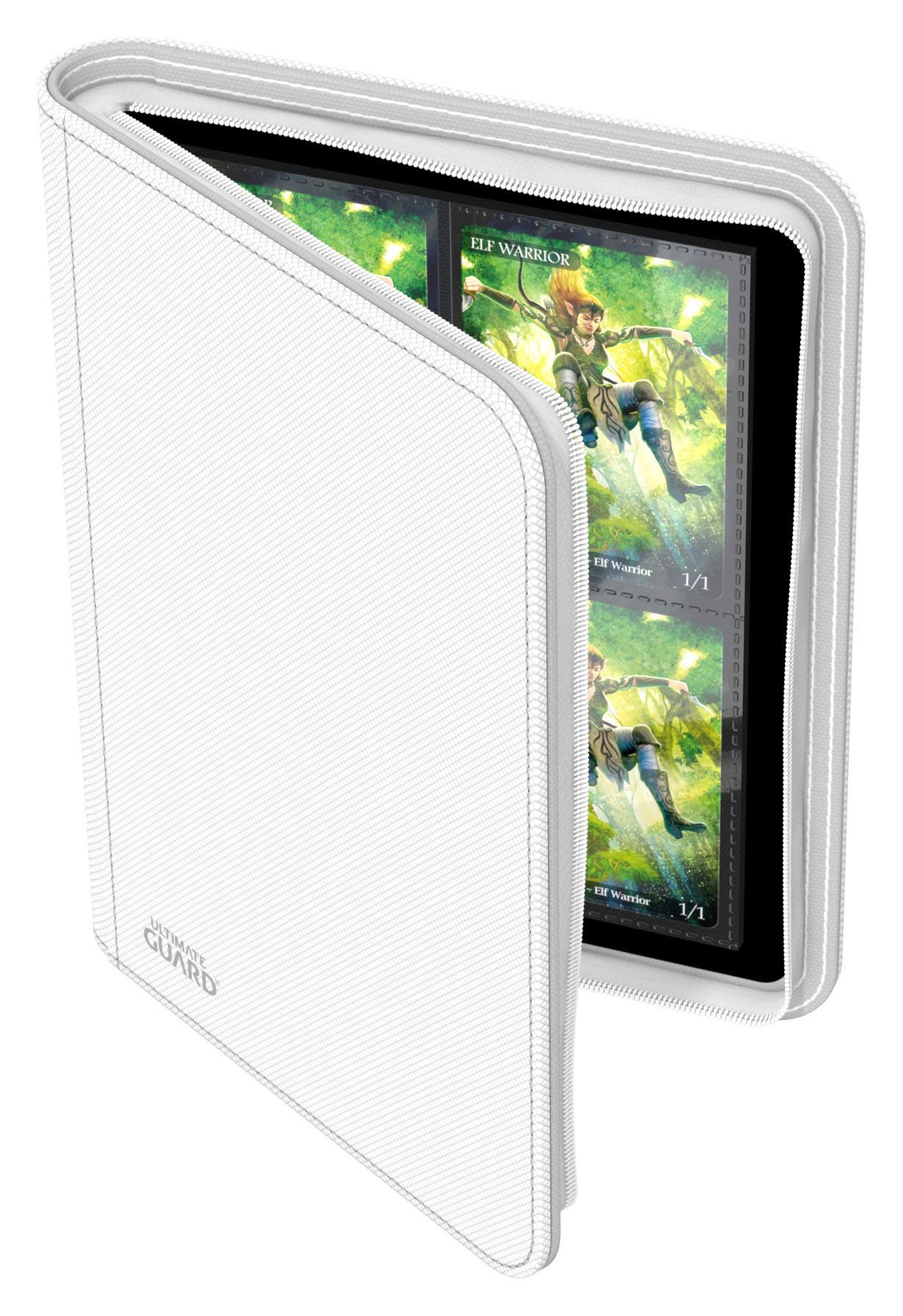 Ultimate Guard Zipfolio 160 8-Pocket Xenoskin - White
