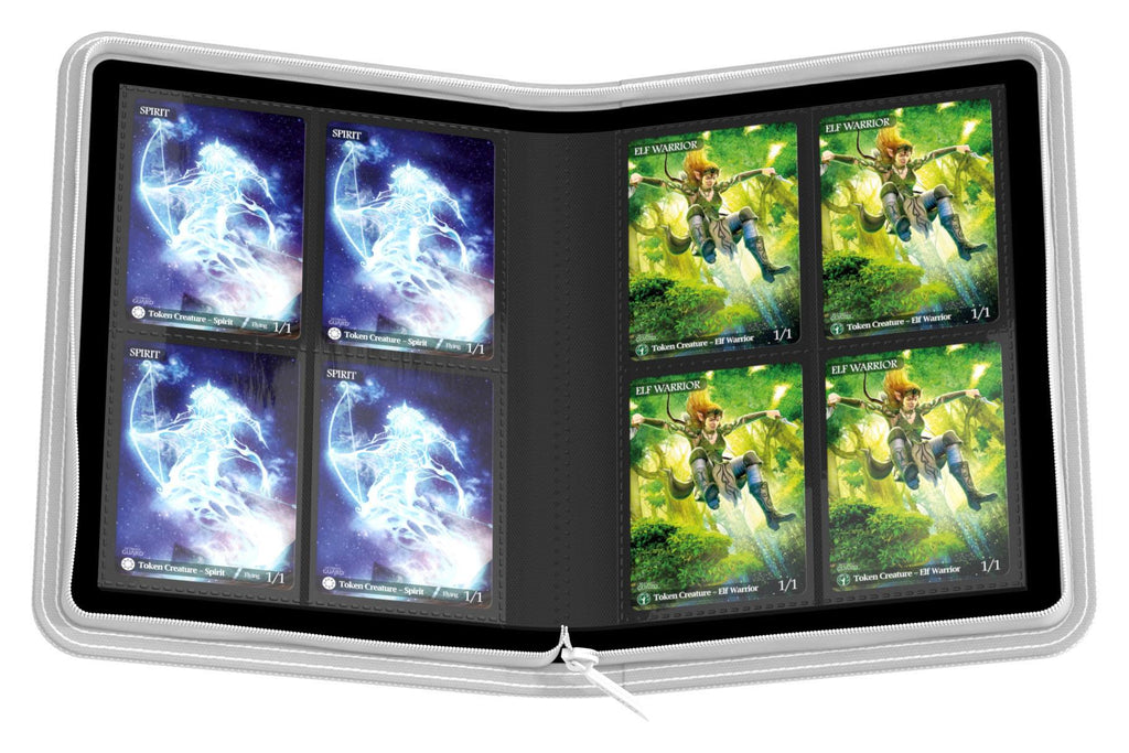 Ultimate Guard Zipfolio 160 8-Pocket Xenoskin - White