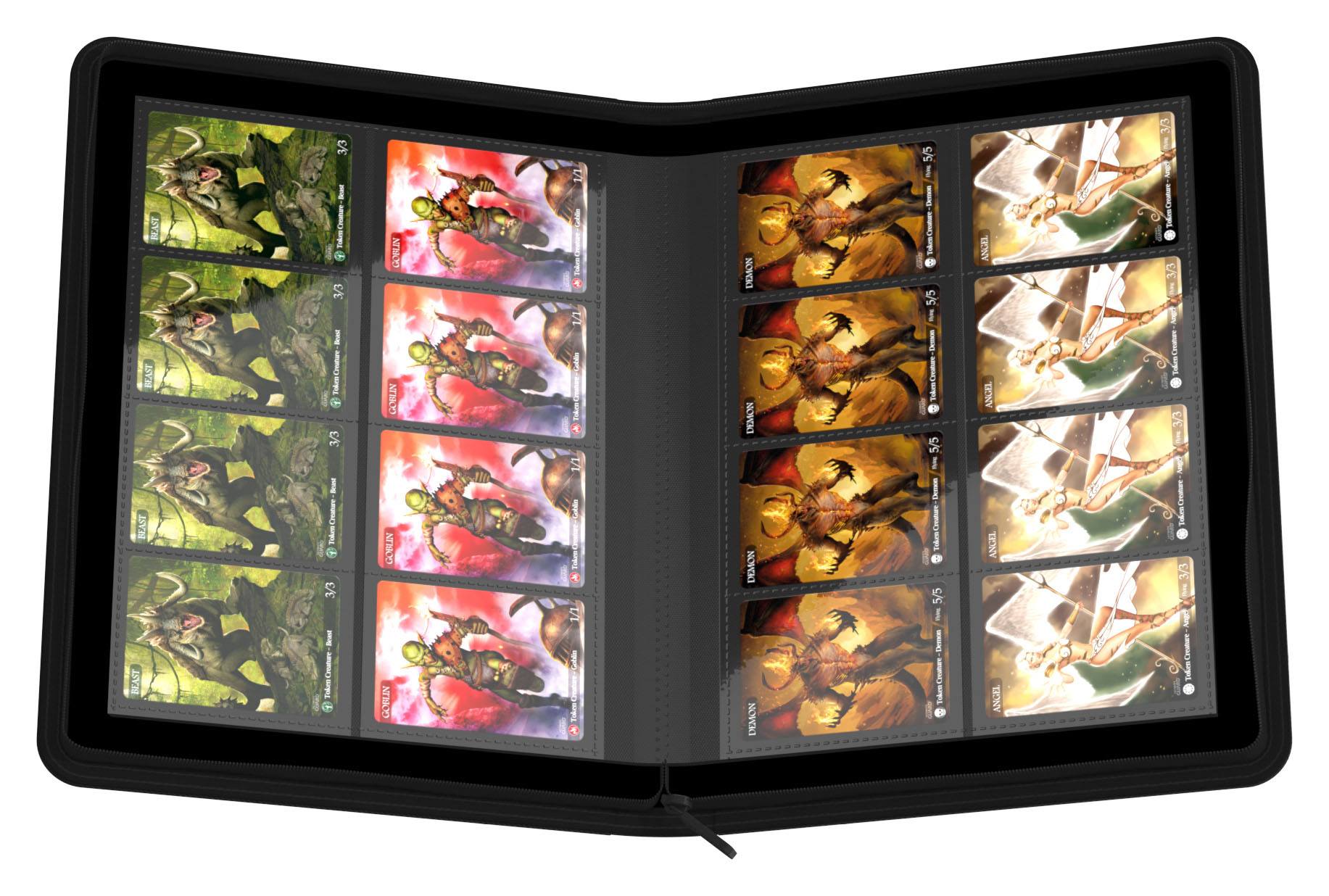 Ultimate Guard Zipfolio 320 16-Pocket Xenoskin - Black