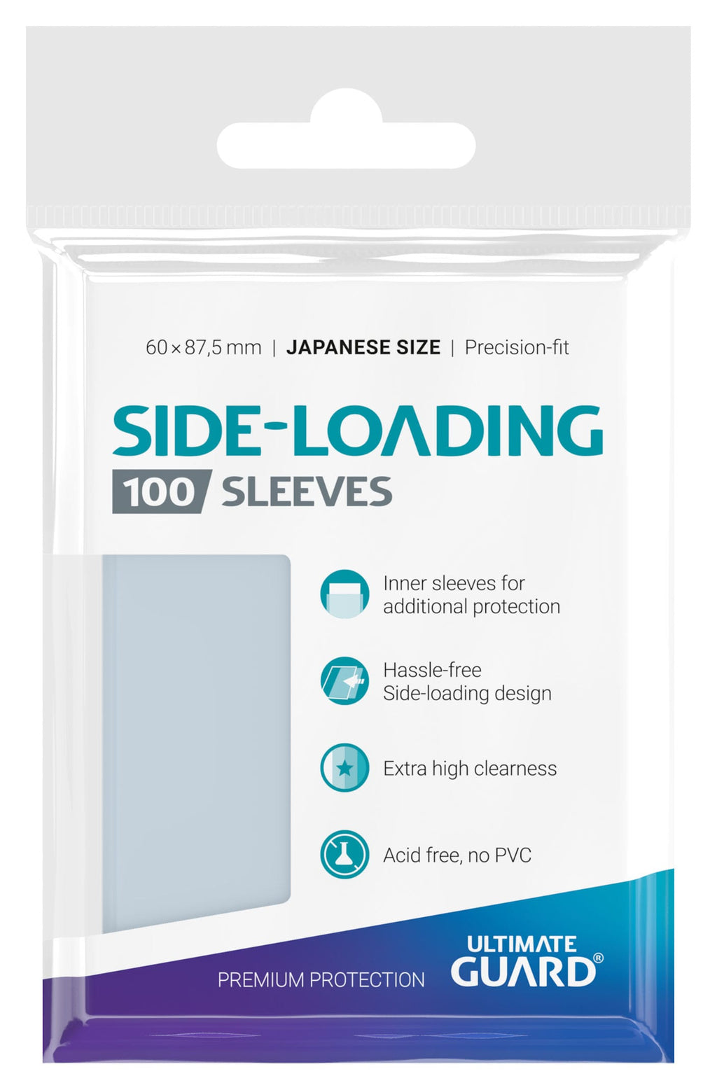 Ultimate Guard Precise-Fit Sleeves Japanese Size (100) - Side-Loading