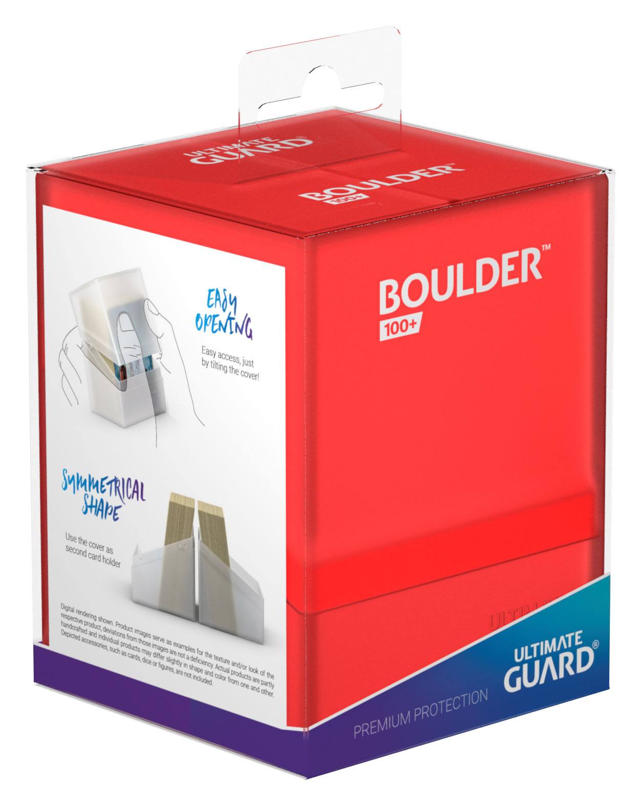 Ultimate Guard Boulder 100+ - Ruby