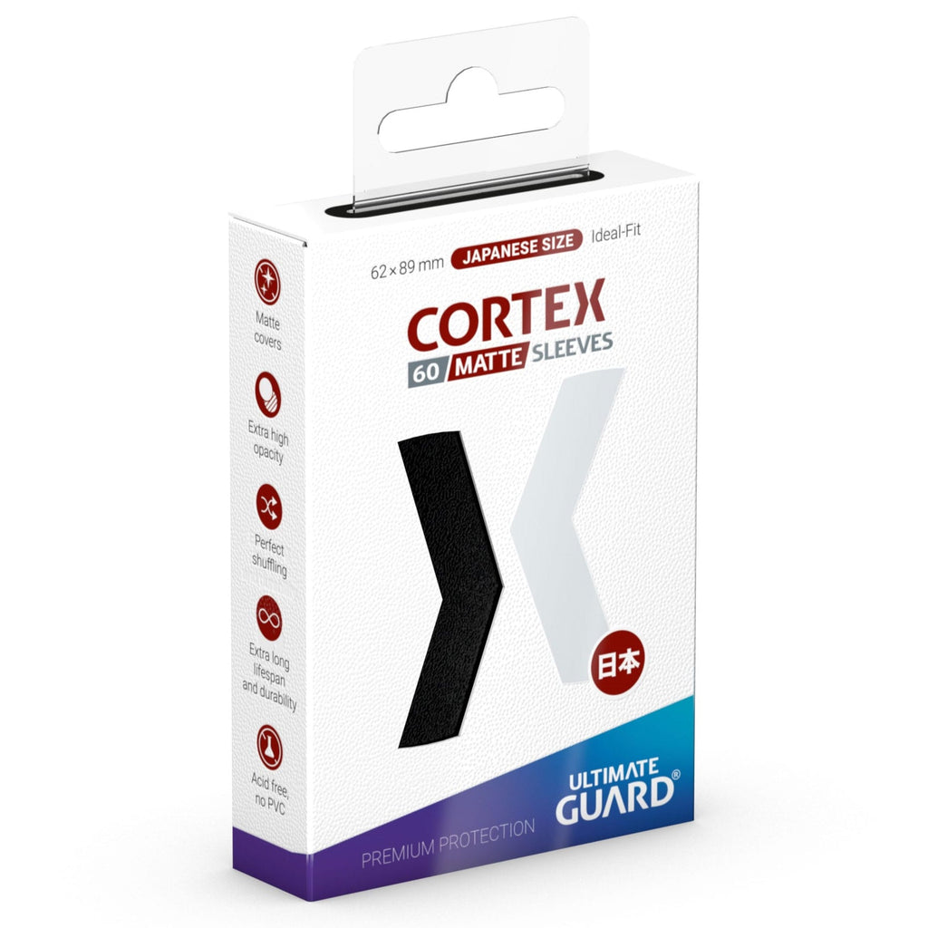Ultimate Guard Cortex Sleeves Matte Japanese Size (60) - Black
