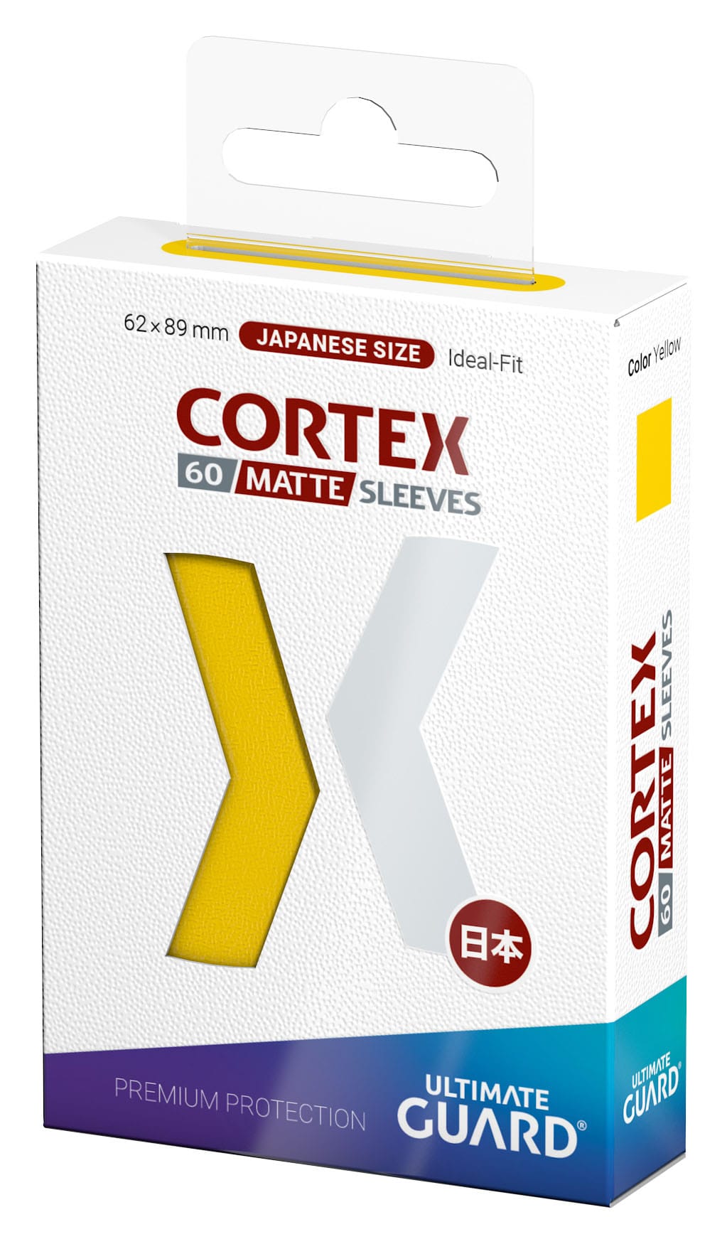Ultimate Guard Cortex Sleeves Matte Japanese Size (60) - Yellow