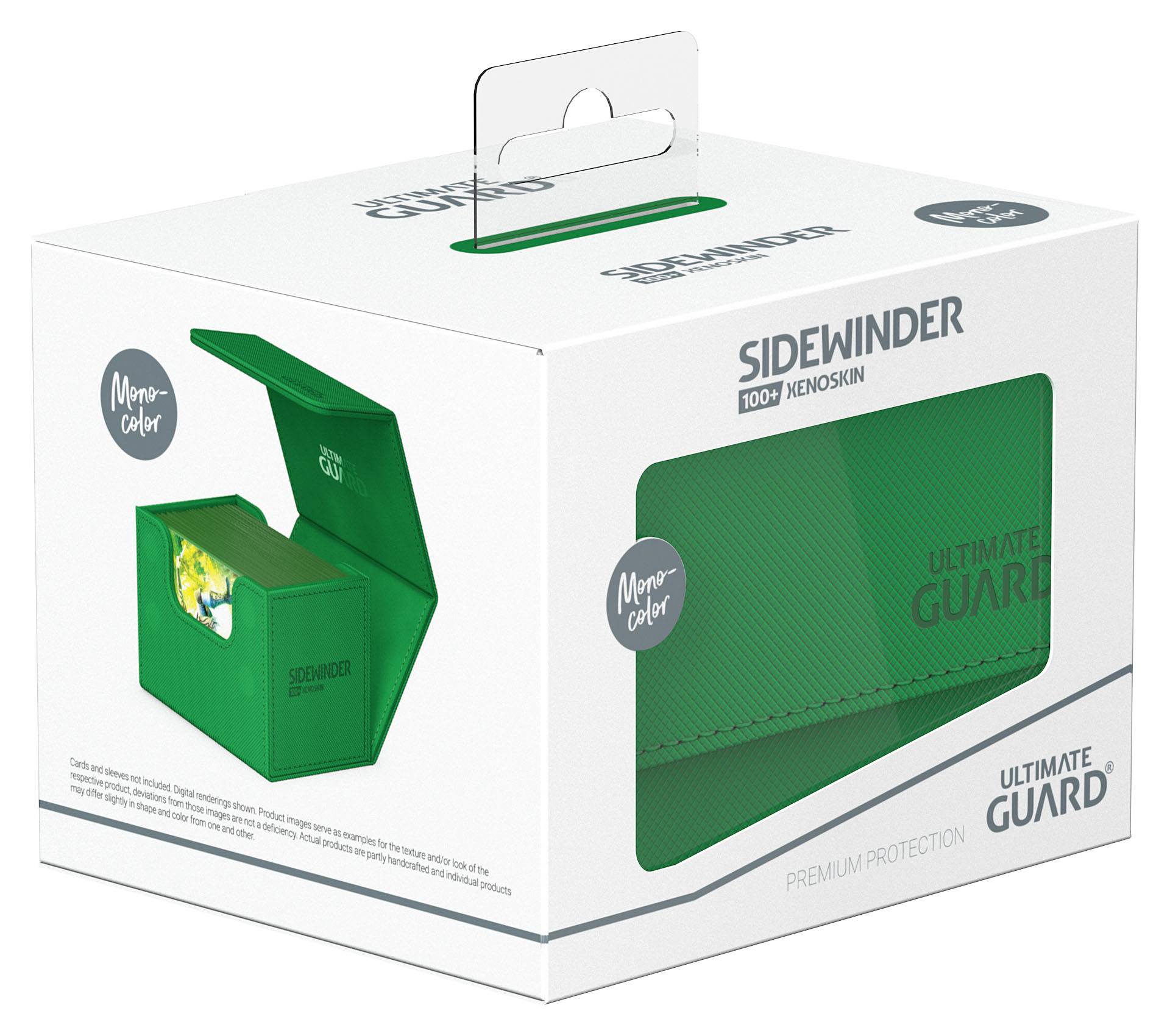 Ultimate Guard Sidewinder 100+ XenoSkin Monocolor Green