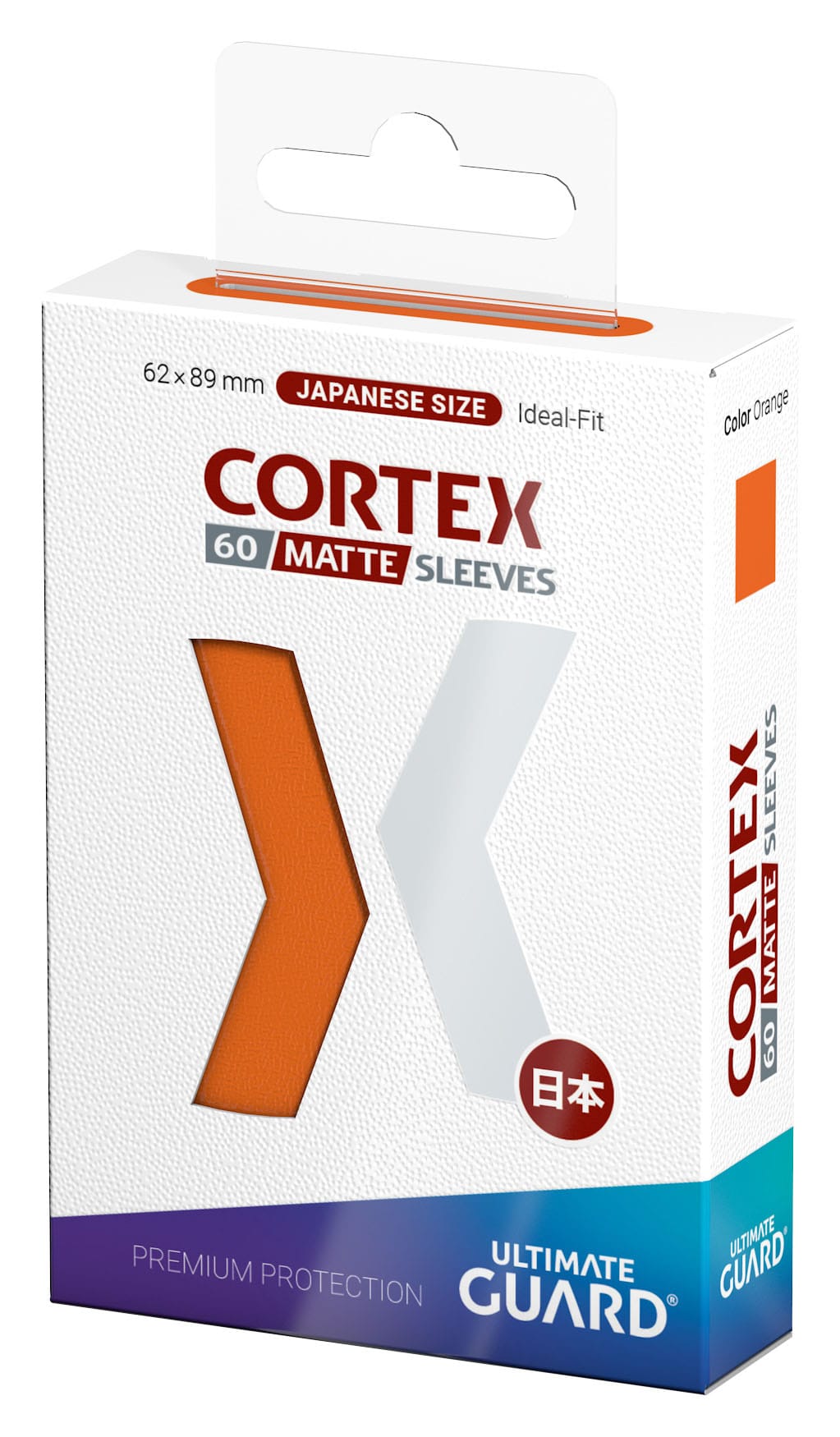 Ultimate Guard Cortex Sleeves Matte Japanese Size (60) - Orange