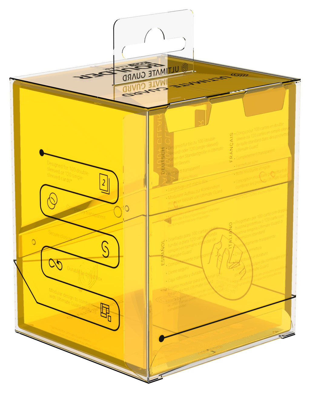 Ultimate Guard Boulder 100+ Clear - Amber