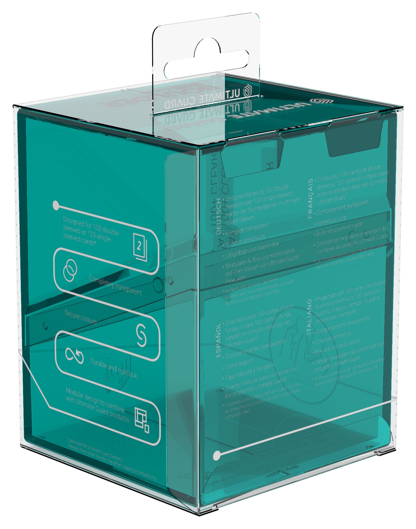 Ultimate Guard Boulder 100+ Clear - Malachite