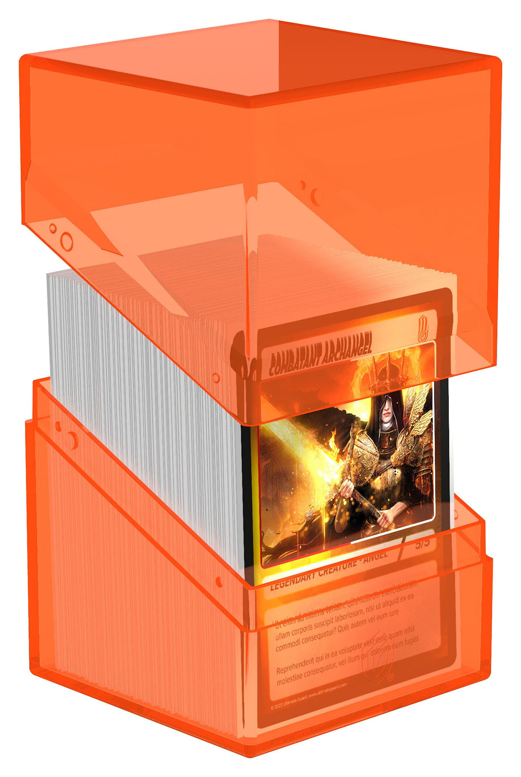 Ultimate Guard Boulder 100+ Clear - Poppy Topaz