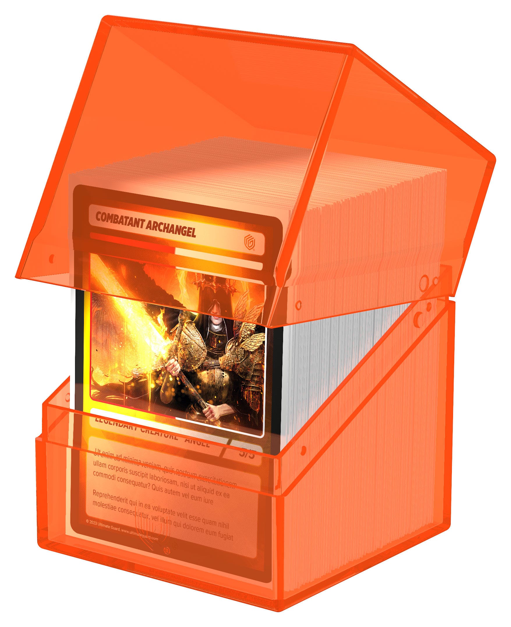 Ultimate Guard Boulder 100+ Clear - Poppy Topaz