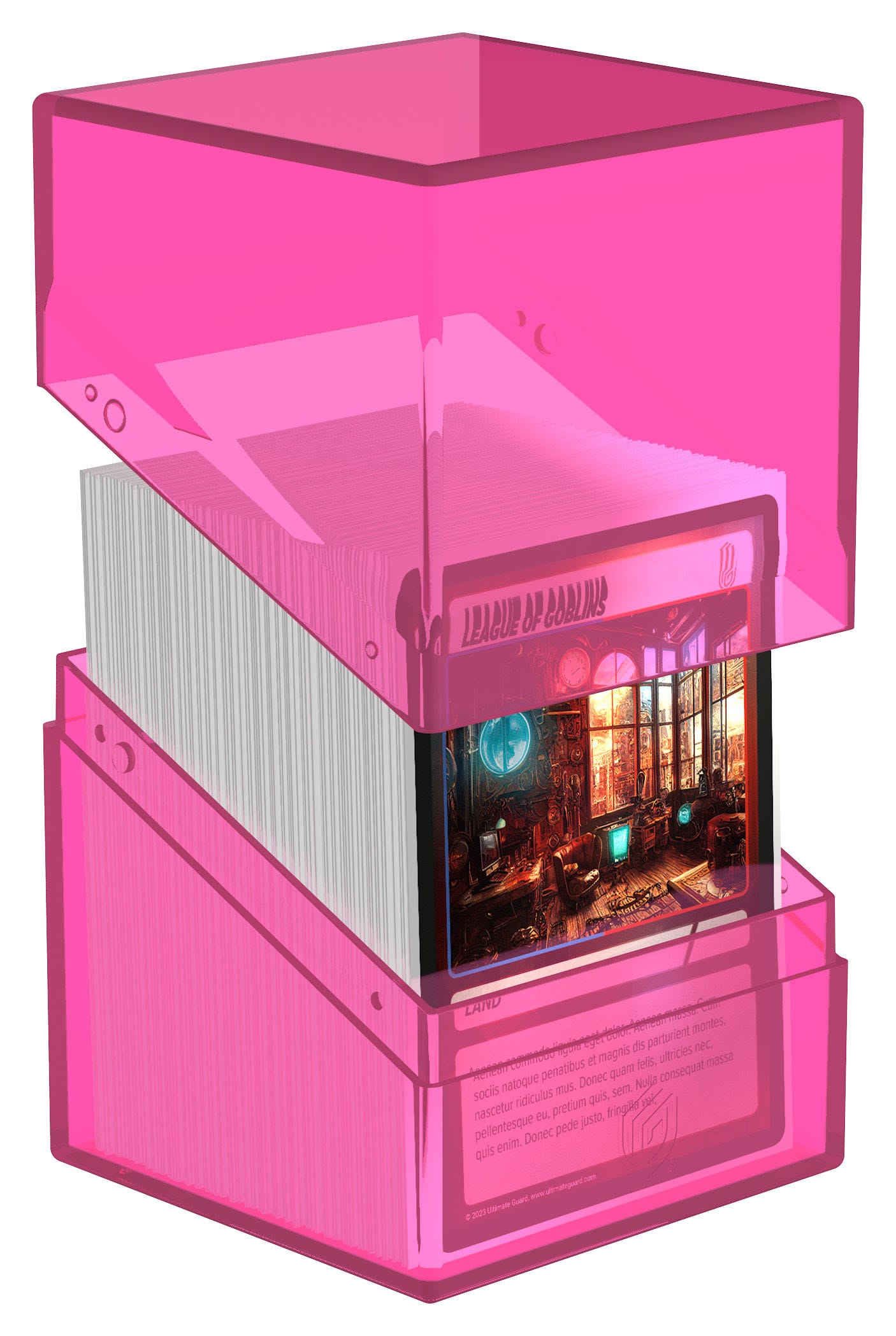 Ultimate Guard Boulder 100+ Clear - Rhodonite