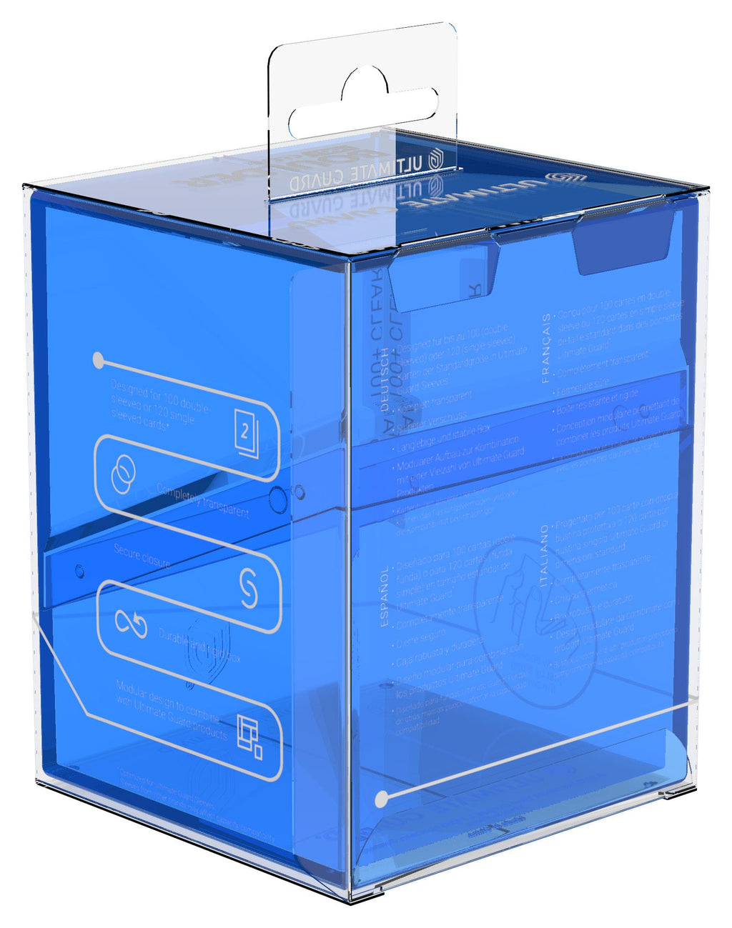 Ultimate Guard Boulder 100+ Clear - Sapphire