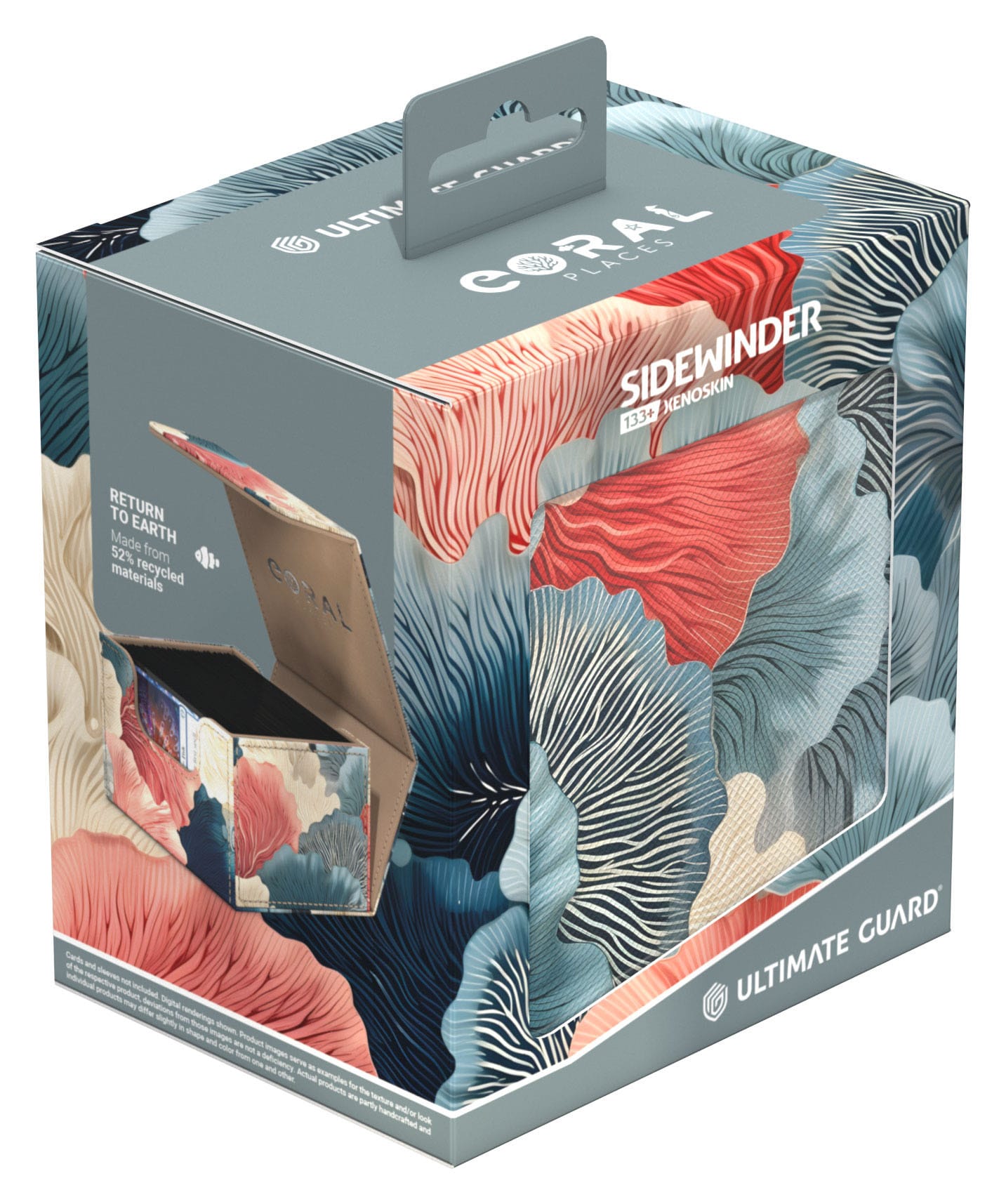 Ultimate Guard Sidewinder 133+ Xenoskin "Coral Places" - Reef Flowers