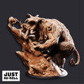 Hrimyhyrnir Frost Horned Beast - 3D Printed Monster Miniature