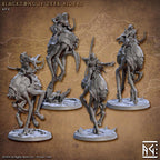 Zeek Rider Miniatures | Blacktongue Assassins | Fantasy D&D Miniature | Artisan Guild