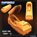 Xenowars Hibernation Station: Alien Cryotube Miniature for RPG, Sci-Fi Tabletop Gaming by Papsikels