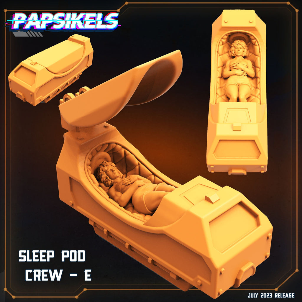 Xenowars Hibernation Station: Alien Cryotube Miniature for RPG, Sci-Fi Tabletop Gaming by Papsikels