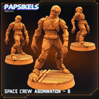 Xenomorph Space Crew Abominations: 32mm Papsikels Miniatures for Alien RPG & Colonial Marine Games