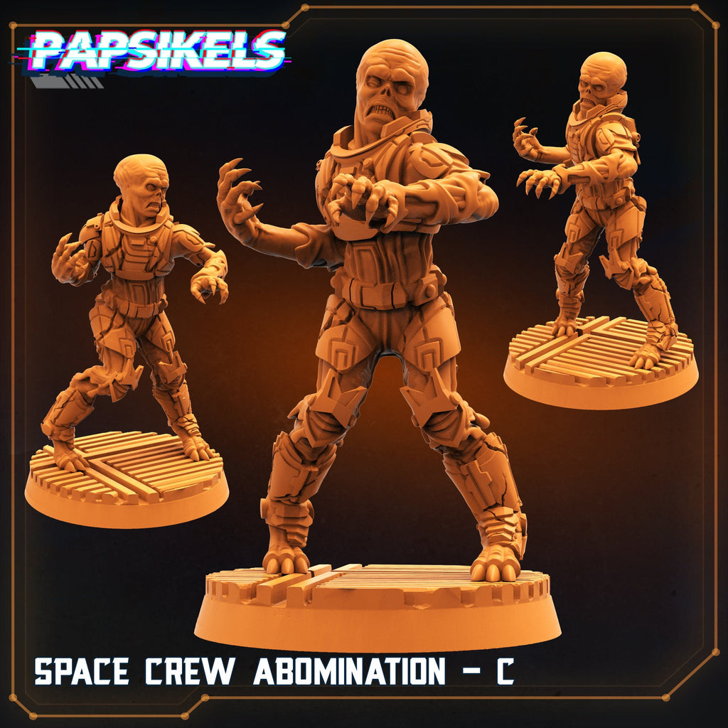Xenomorph Space Crew Abominations: 32mm Papsikels Miniatures for Alien RPG & Colonial Marine Games