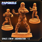Xenomorph Space Crew Abominations: 32mm Papsikels Miniatures for Alien RPG & Colonial Marine Games