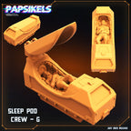 Xenowars Hibernation Station: Alien Cryotube Miniature for RPG, Sci-Fi Tabletop Gaming by Papsikels