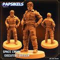 Space Crew Executive Officer Nostromo Miniature: Aliens vs Humans 32mm Tabletop RPG Figurine by Papsikels