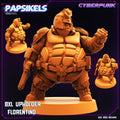 Cyberpunk Law Upholder Florentino 32mm Miniature for RPG, Tabletop Gaming, and Collectibles