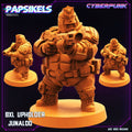 Cyberpunk Law Enforcer Miniature: 32mm Junaldo Upholder Figure for RPG and Tabletop Gaming