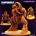 Asura Prime Unleashed Cyberpunk Miniature with Base - Sculpted by Papsikels for RPG & Wargaming