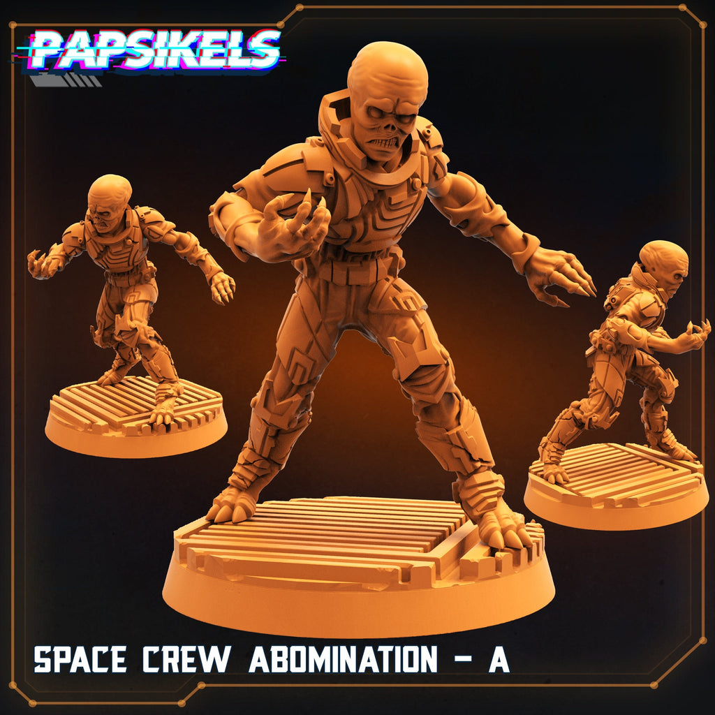 Xenomorph Space Crew Abominations: 32mm Papsikels Miniatures for Alien RPG & Colonial Marine Games