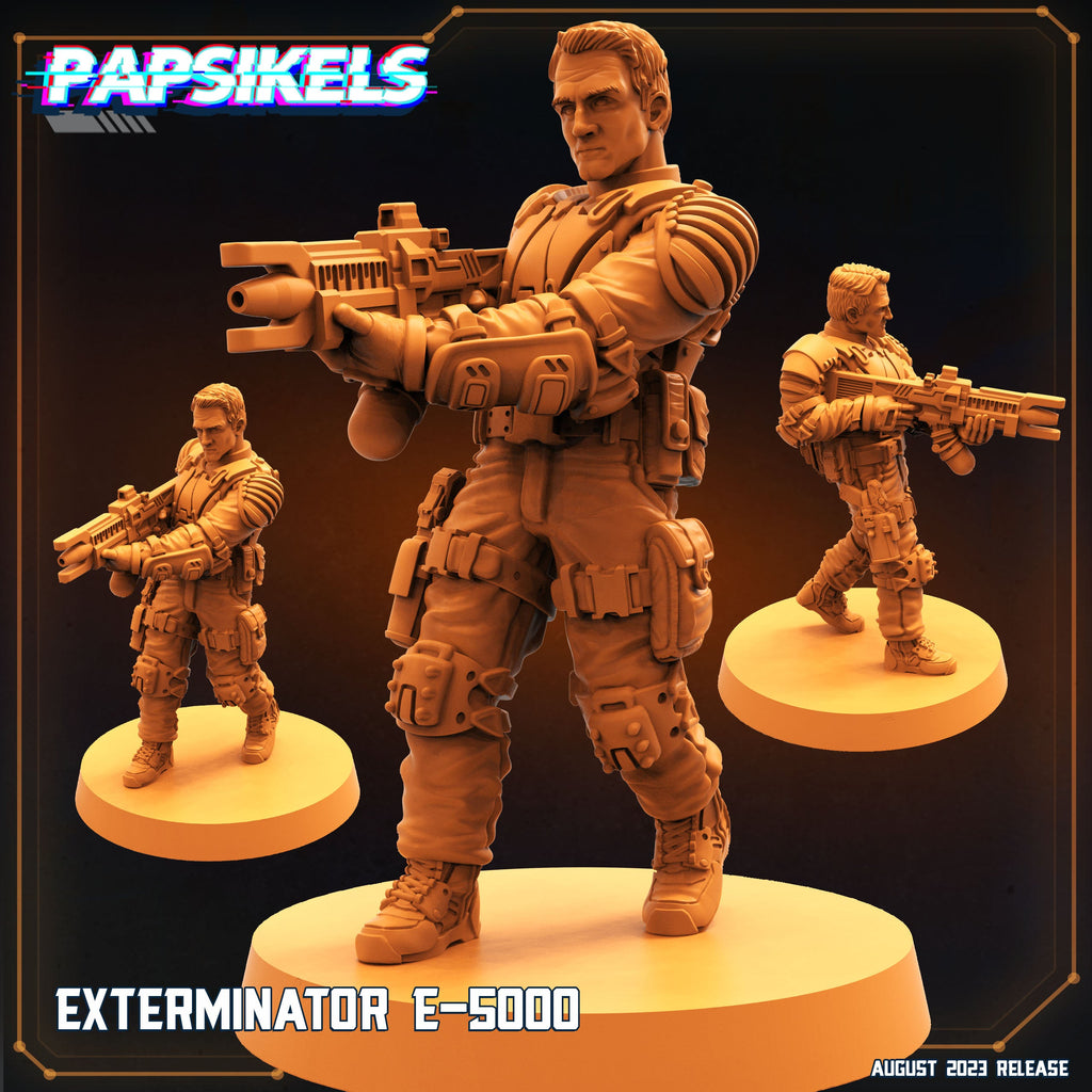 Xenowars Genesis Exterminator E-5000: Sci-Fi Resin Miniature for Tabletop RPG & Wargaming (32mm)