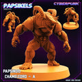 Cyberpunk Chameleords Miniature: Guyver-Inspired Zoanoid Figure for RPG, Tabletop Games & Anime Fans