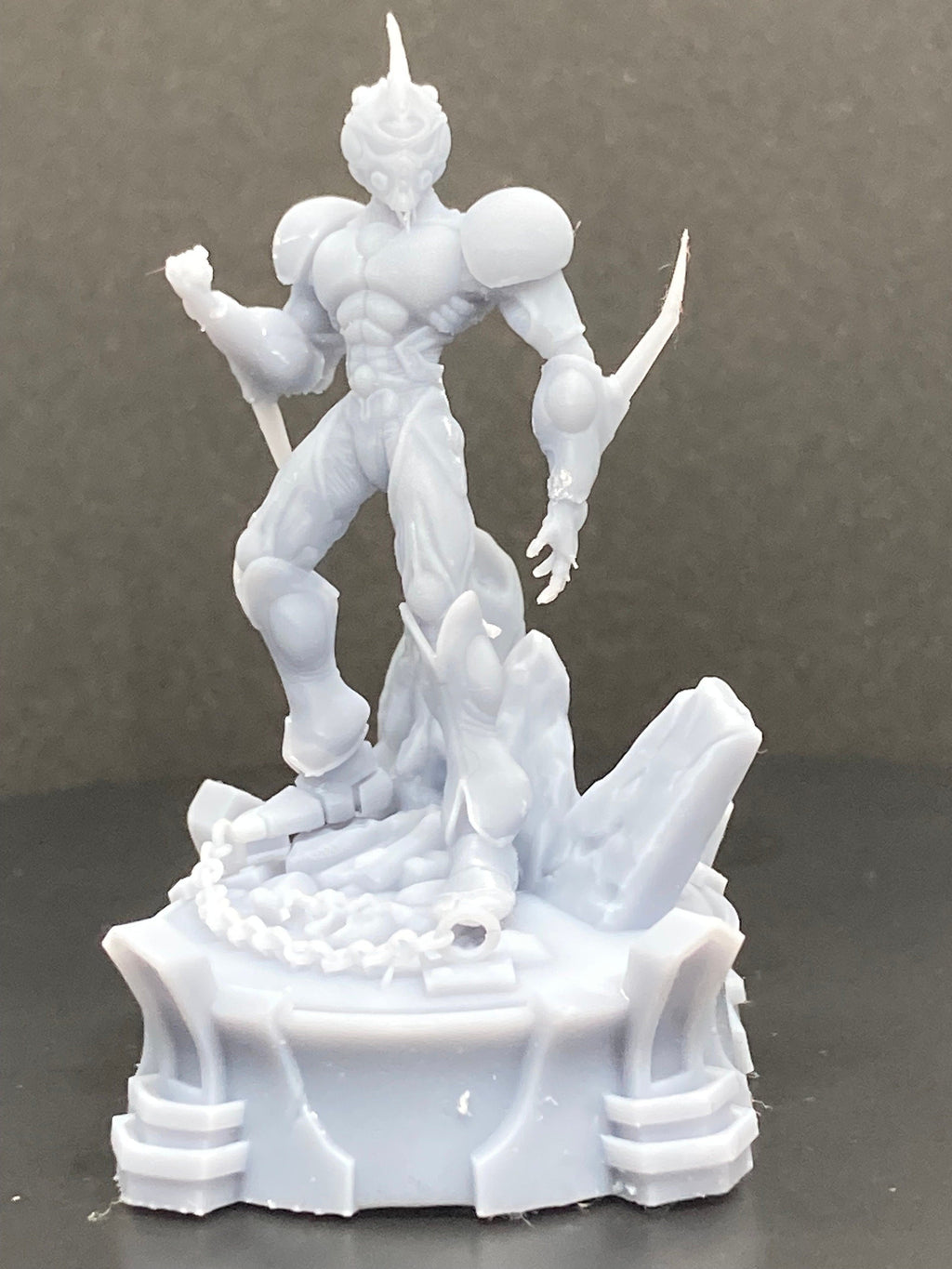 Cyberpunk Bio-Mechanical Miniature: Papsikels Guyver RPG Gaming Model