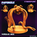 Vursulas Node Cyberpunk 32mm Miniature - Papsikels RPG Anime-Inspired Tabletop Gaming Figure