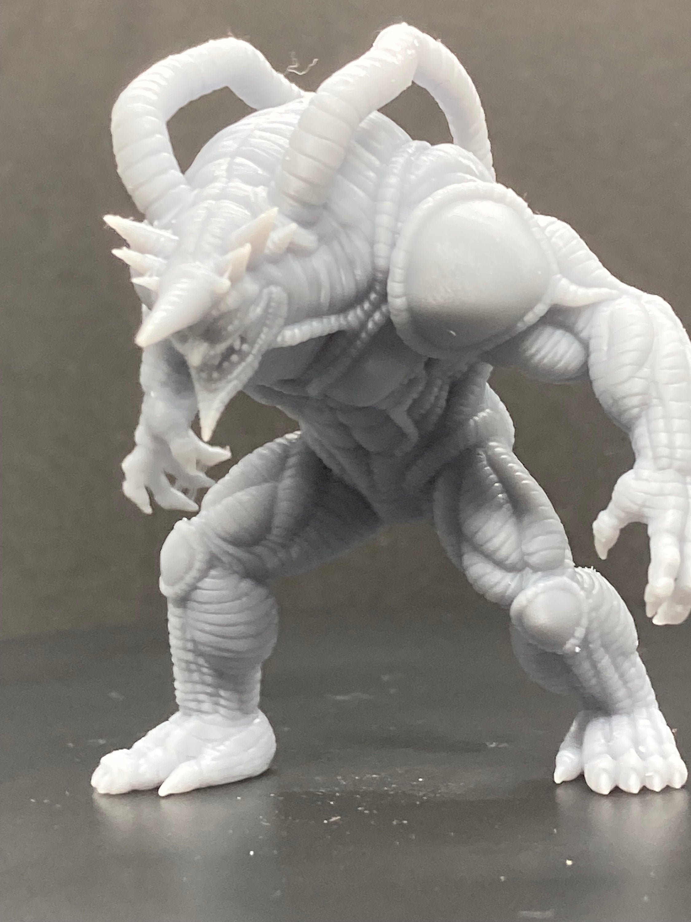 Cyberpunk Chameleords Miniature: Guyver-Inspired Zoanoid Figure for RPG, Tabletop Games & Anime Fans