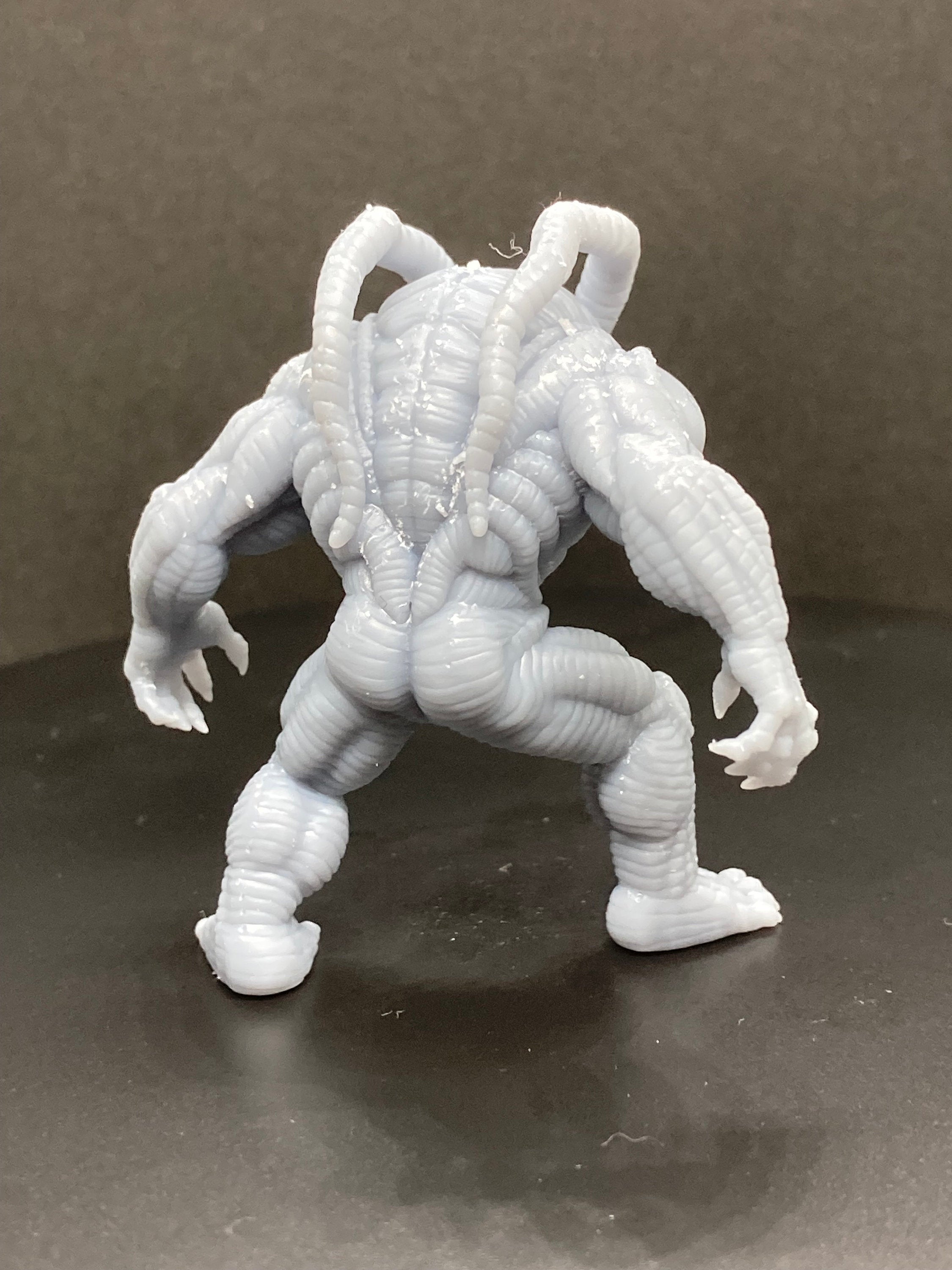 Cyberpunk Chameleords Miniature: Guyver-Inspired Zoanoid Figure for RPG, Tabletop Games & Anime Fans