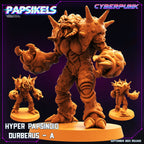 Cyberpunk Hyper Papsinoid Durberus Guyver Miniature - 32mm Scale RPG Figurine for Tabletop Gaming