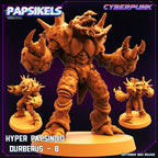 Cyberpunk Hyper Papsinoid Durberus Guyver Miniature - 32mm Scale RPG Figurine for Tabletop Gaming