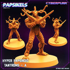 Cyberpunk Hyper Papsinoid Tantroms Guyver 32mm Miniature for RPG, TTRPG, Anime & Manga Enthusiasts