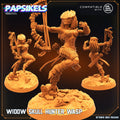 Skull Hunters Widow Wasp Miniature - 32mm Resin Figure for Tabletop RPG and One Page Rules