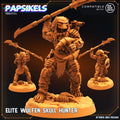 Elite Wulfen Skull Hunter Miniature - 32mm Resin Tabletop Figure for One Page Rules Army