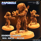Skull Hunters Army: Dishonoured Badbloods Miniatures for One Page Rules Tabletop Gaming (32mm)