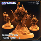Bio-Enhanced Techno Apex Hunters: Guyver-Inspired Skull Army Miniatures for One Page Rules Tabletop Gaming
