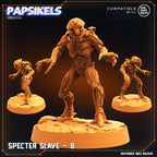 Specter Slaves Skull Hunters Army - 32mm Resin Miniatures for Tabletop RPG and One Page Rules