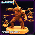 Cyberpunk Henzaymtu (Guyver) Papsinoid 32mm Miniature for RPG, Anime-Inspired Tabletop Gaming