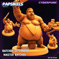 Cyberpunk Ex-Convict Master Natchos 32mm Miniature - Papsikels RPG Figurine for Tabletop Gaming
