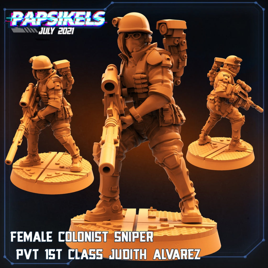 Alien vs Human Team Valkyrie 32mm Miniatures - Skull Hunters for RPG, TTRPG, Colonial Marines Battles